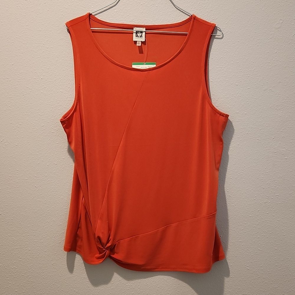 Anne Kline Womans Sleeveless Top Sz Large